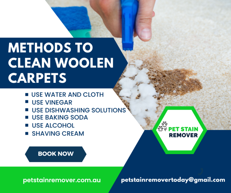 What Are The Ways To Get Rid Of Stains From A Woollen Carpet?